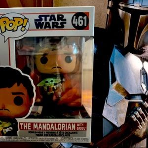 Funko Pop! The Mandalorian with Grogu